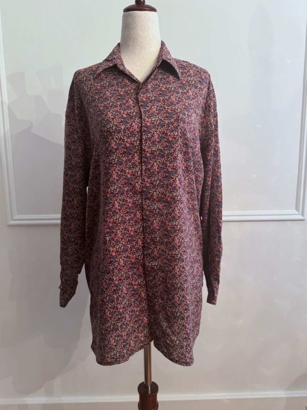Jean Paul Gaultier Womens Vintage Rayon Floral Shirt Onward Kashiyama Japan Sz M